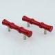 Red handmade Wooden Door Handles for Drawer and Dresser-1 Piece (5 Inches)